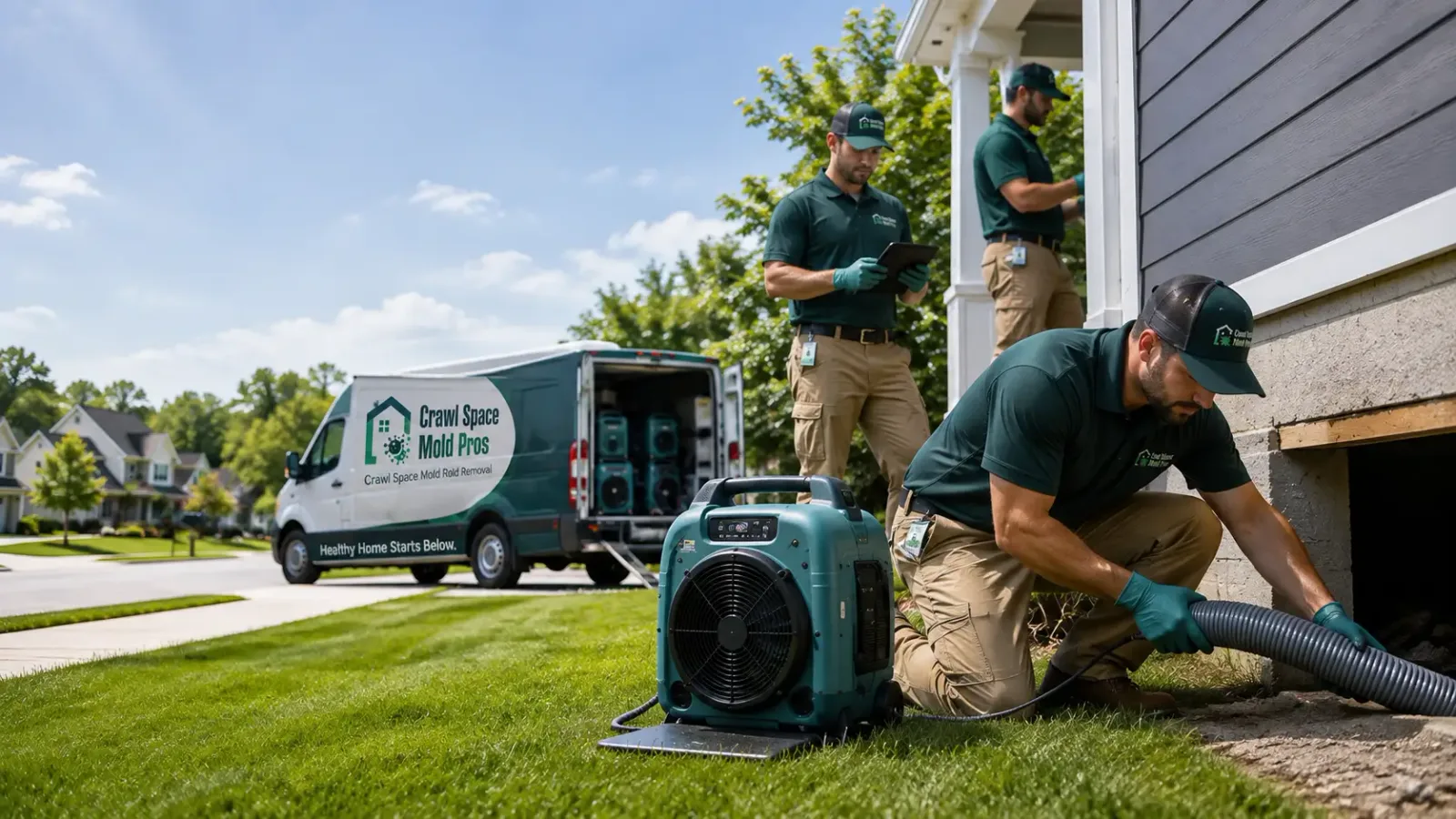 Crawl Space Mold Removal in Marion, ND